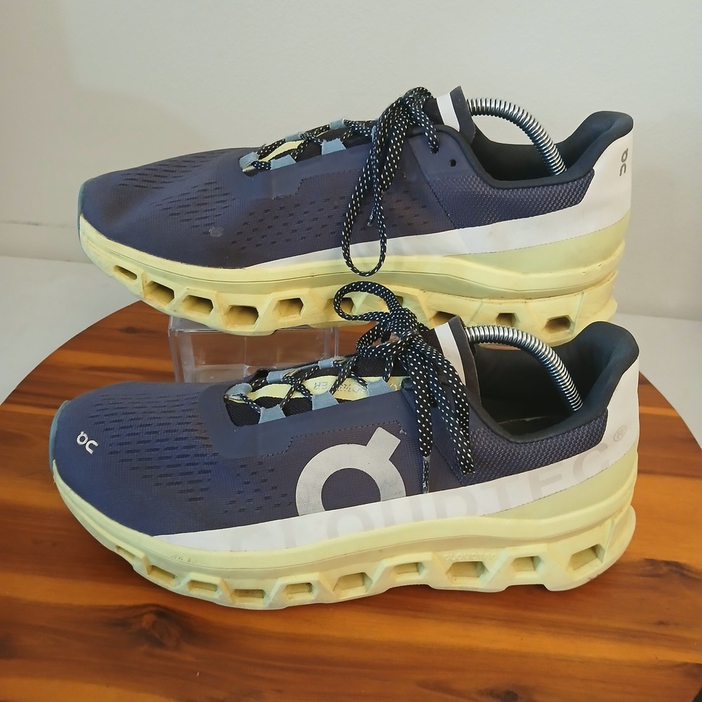 On Cloud Cloudmonster Mens 12 Blue Running Shoes Sneakers 61.98244